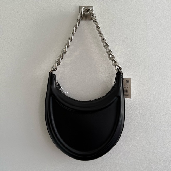 ZARA Half Moon Chain Strap Shoulder Bag - Picture 3 of 15
